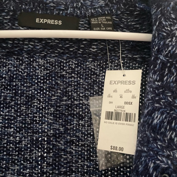Brand New Express Long Sweater Cardigan Size L - Picture 4 of 4